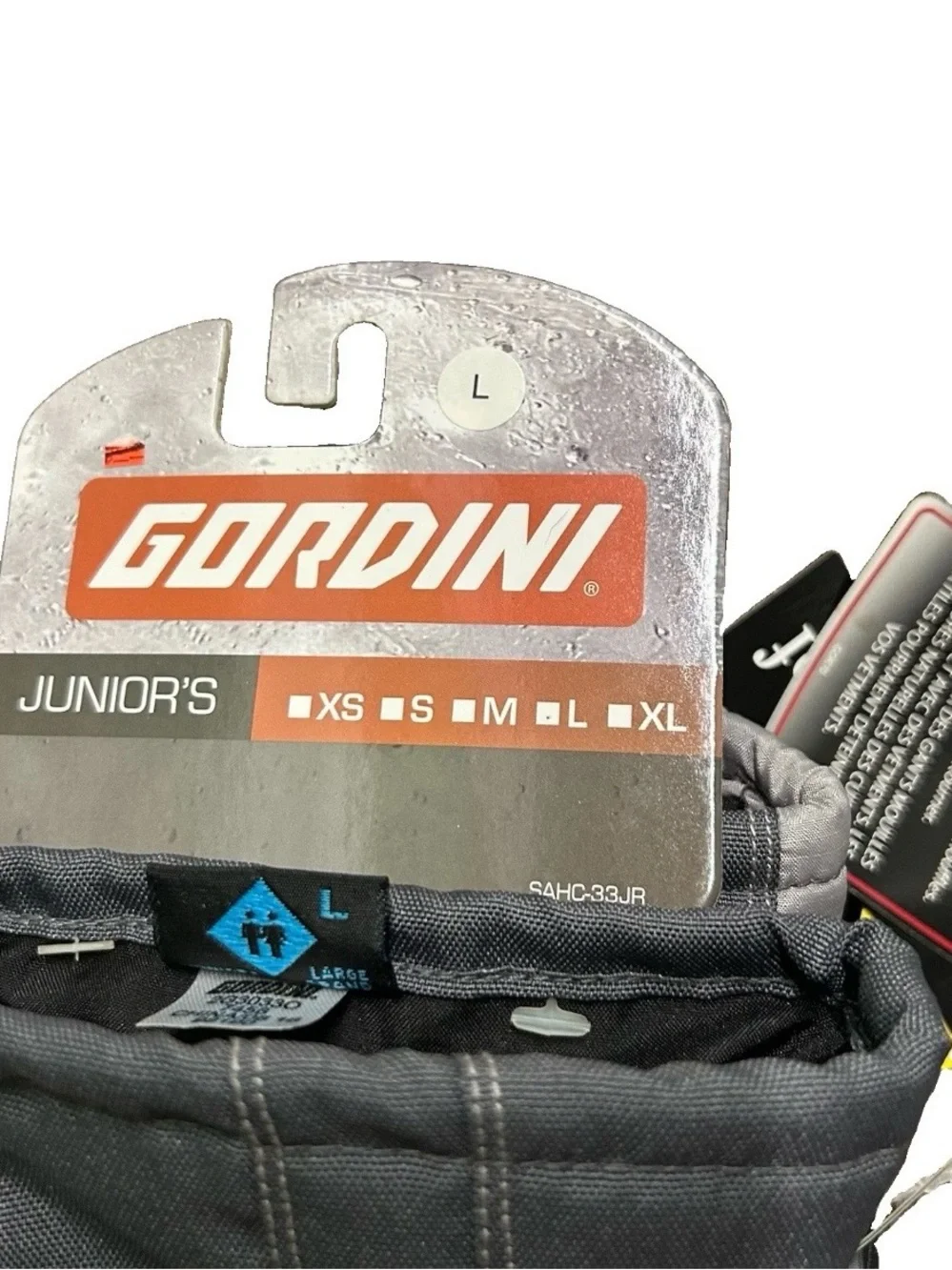NWT Gordini Juniors Grey Waterproof Winter Gloves Size Large